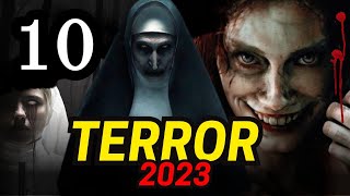 Top 10 Mejores Películas de TERROR del 2023 [upl. by Oehsen]