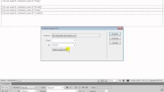maquetacion con css usando etiqueta div con dreamweaver 12 [upl. by Isewk135]