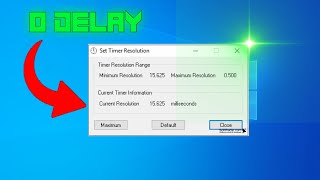 ❔❓КАК ПОНИЗИТЬ DELAY 🕐ИЛИ ЖЕ ЧТО ТАКОЕ TIMER RESOLUTION🕐 [upl. by Acus]