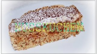 SAFTIGER NUSSKUCHEN  SCHNELL amp EINFACH BACKEN [upl. by Olag]