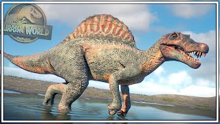 The Spinosaurus Gets Released Into The Dinosaur Ecosystem  Jurassic World Evolution 2 Ep4 [upl. by Settle]