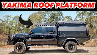 YAKIMA ROOF PLATFORM KILLS RHINO RACK PLATFORM Yakima Roof Platform Review [upl. by Meill377]