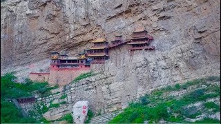 1500yearold mystery Exploring the spectacular Hanging Temple of Shanxi China [upl. by Aicined116]