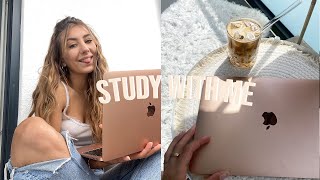 STUDY WITH ME VLOG  ILS Fernabitur draußen lernen amp gute Laune [upl. by Levitan]