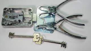 Unboxing a Cutaway Lever Lock Practice Lock and C Clip Remover Tool From Banggood [upl. by Marya]