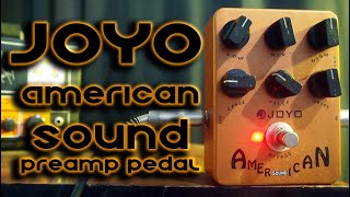 JOYO American Sound Preamp Pedal JF14 [upl. by Ettenim]