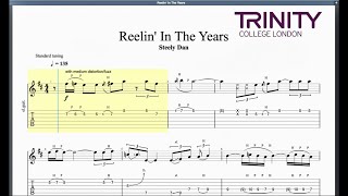 Reelin In The Years Trinity Grade 8 Guitar [upl. by Ailec72]