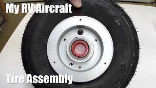 Vans Aircraft RV Tire Assembly [upl. by Sennahoj228]