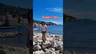 Rapallo town in Italy strand beach [upl. by Latnahs593]