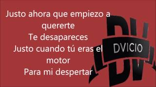 DVicio  Justo Ahora Letra Otro Single [upl. by Yelnoc]