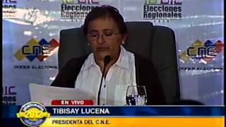 CNE ofreció primer boletín de los resultados de la elecciones regionales [upl. by Ynaffet781]