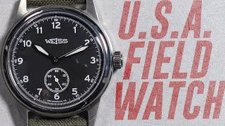 Weiss 38mm Standard Issue Field Watch Review  Walkthrough [upl. by Eiramanad266]