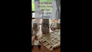 Lets Make with iSPIN Wool Rug [upl. by Liatris537]