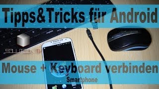 Android  Mouse  Keyboard mit Smartphone verbinden Tutorial [upl. by Torrence]