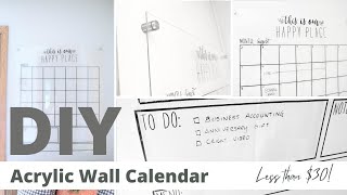 DIY Acrylic Wall Calendar [upl. by Lotty]