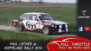 Paul Lietaer  Hoppeland Rally 2014  Sideways Action [upl. by Anaihsat]