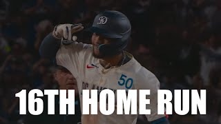 Mookie Betts Hits 16th Home Run of the Year [upl. by Enrico]