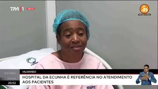 Huambo  Hospital da Ecunha é referência no tratamento aos pacientes [upl. by Badr]