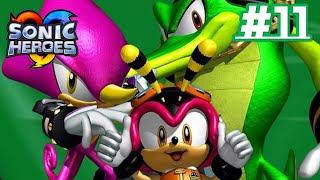 견상님 이번에야말로 팀 로즈 하시는 거죠 Sonic HeroesTeam Chaotix 11 [upl. by Ailido932]