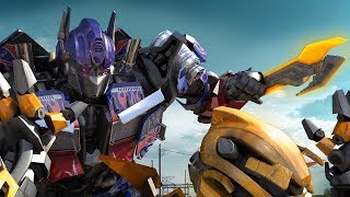 Bumblebee VS Optimus Prime  Transformers [upl. by Anaimad217]