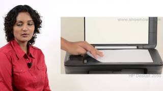 HP Deskjet 2050  Scanning a Document  Preview [upl. by Nahta]