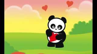 Love is all you need  Love Panda Animation wwwCUTEandHAPPYcom [upl. by Adine]