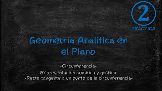 CÓNICAS  Circunferencia  Representación algebraica y geométrica Parte2 [upl. by Aivyls610]