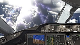 Flight Simulator 2021 ► 4K ULTRA GRAPHICS Dubai departure  SCARY Thunderstorm landing RTX 3090 [upl. by Netty553]