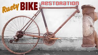 Rusty Bike Full Restoration  Back To The Glory [upl. by Kenley]