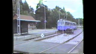 1987 Lidingöbanan renoveras [upl. by Airt]