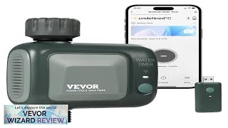 VEVOR WiFi Sprinkler Timer Single Outlet Smart Hose Faucet Water Timer Review [upl. by Uttica]