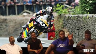 FIRST TIME WATCHING Isle of Man TT TOP SPEED MOMENTS  REACTION [upl. by Ainoet]