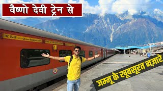 Delhi to Jammu Katra in Uttar Sampark kranti Express detailed review 👌❤️ [upl. by Wilkey]