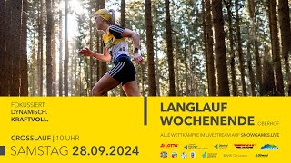 DSV Deutschlandpokal Skilanglauf 2024 Crosslauf [upl. by Britton]