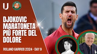 Roland Garros Scanagatta quotDjokovic eroico altra maratona al 5° Paolini primi quarti Slamquot [upl. by Etnoled874]