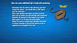 Tips For Anchoring 581 [upl. by Irot686]