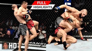 UFC 273 Khamzat Chimaev VS Li Jingliang Full Highlights HD [upl. by Gottwald]