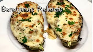 BERENJENAS RELLENAS 🍆  Cómo hacer berenjenas rellenas de carne y yogurt griego 63 [upl. by Vivianna]