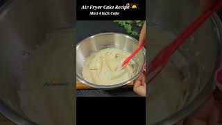 Air Fryer Cake Recipe minicakerecipe bentocakes viral  Basic Vanilla Sponge Cake [upl. by Airdnaid]