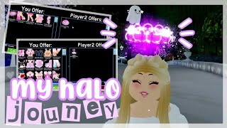 TRADING FOR THE HALLOWEEN HALO 2019 MY HALO JOURNEY  from a low tier to RAREST HIGH TIER [upl. by Trever]