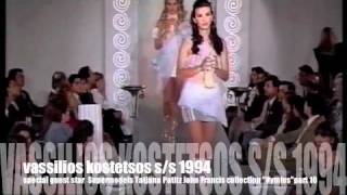 vassilios kostetsos ss 1994 collection guest star supermodel tatjana patitzjohn francis part 10 [upl. by Mabelle737]