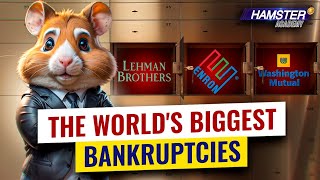 The fall of financial titans top 3 catastrophic bankruptcies ⚡️ Hamster Academy [upl. by Pauiie]