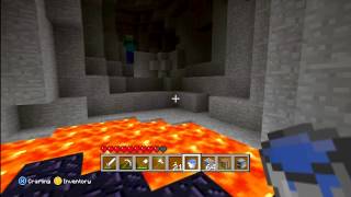 Minecraft Xbox 360 Edition  Part 4  Searching for a Mob Spawner and Diamonds [upl. by Chuah]