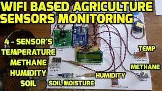 Smart Farming Wifi Based Agriculture Sensors Temperature Humidity and moisture Android App [upl. by Brebner537]