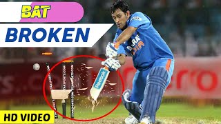 Top 14 Bats Broken Deliveries In Cricket Ever 2021  Bat Broken In Cricket IPL  AG Flex HD [upl. by Aztiray785]