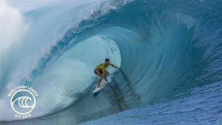 Gabriel Medina Tops Kelly Slater In Insane Conditions To Win 2014 Billabong Pro Tahiiti [upl. by Ateekram951]