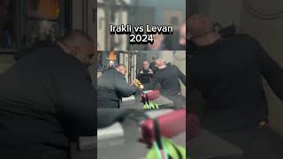 Irakli vs Levan 2024 armwrestling gym [upl. by Morena]