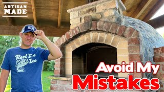 Avoiding Mistakes Building a Pizza Oven  Building a Brick Oven  Pizza Oven Construction [upl. by Base221]