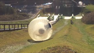 OGO at Outdoor Gravity Park Pigeon Forge  Zorbing [upl. by Winshell]