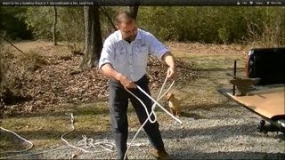 learn to tie a bowline Knot in 1 secondsave a life neat trick [upl. by Maddox]